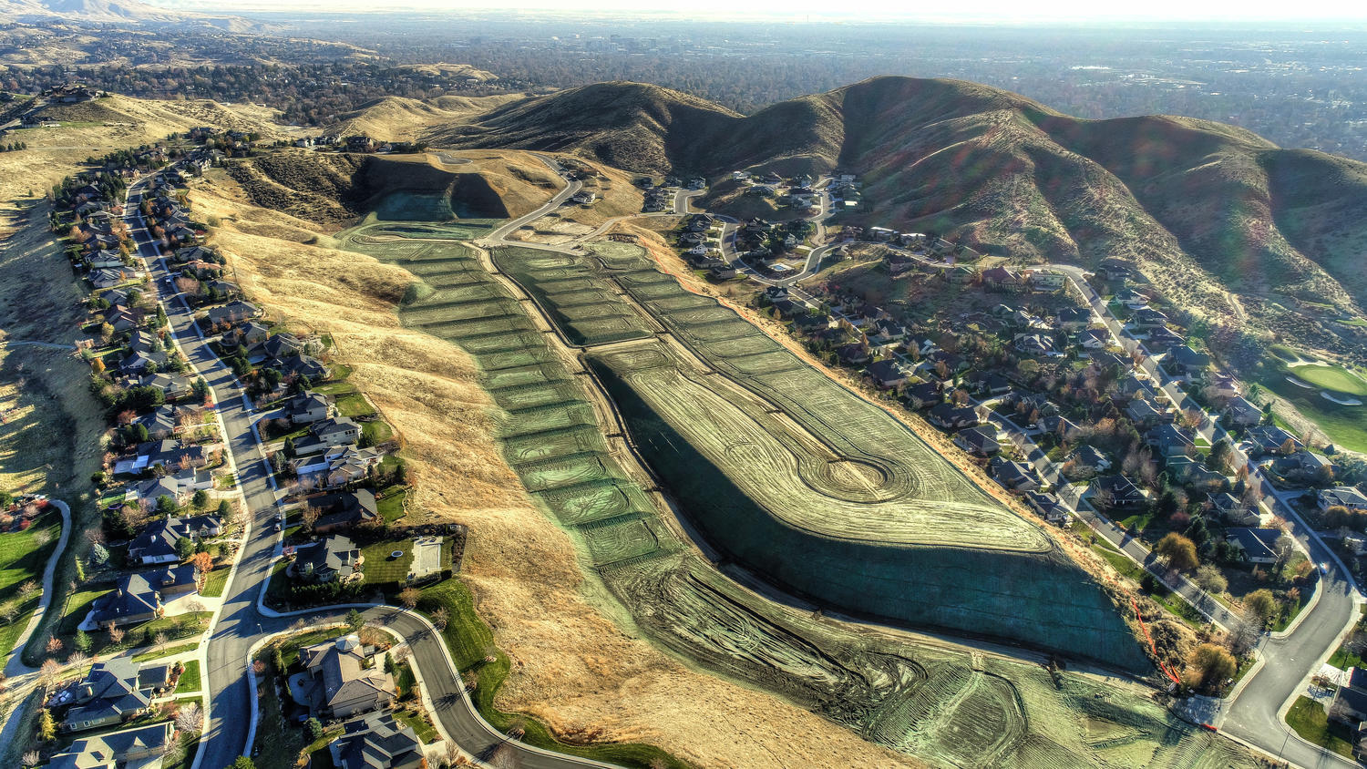 Eyrie Canyon Aerial Phot